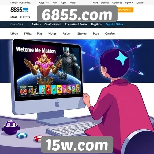 Estratégias de marketing do site 6855.com
